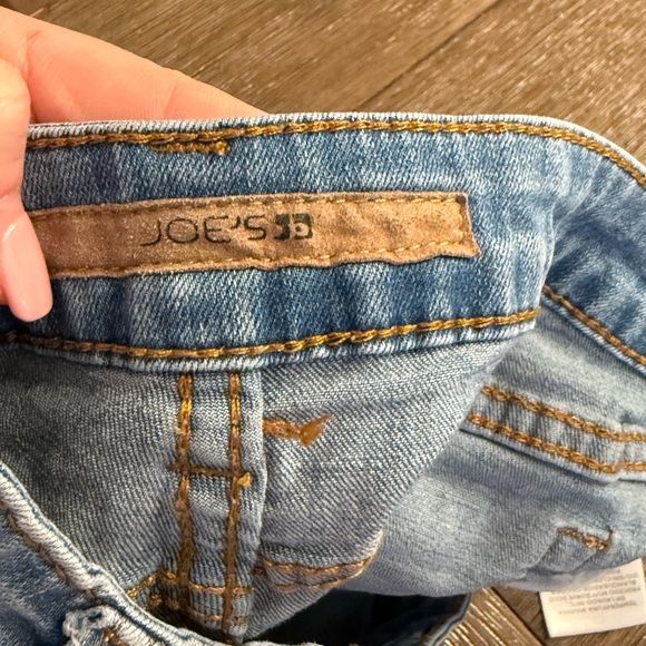 Joe's Jeans Blue Distressed Cut-Off Shorts - Picture 4 of 4